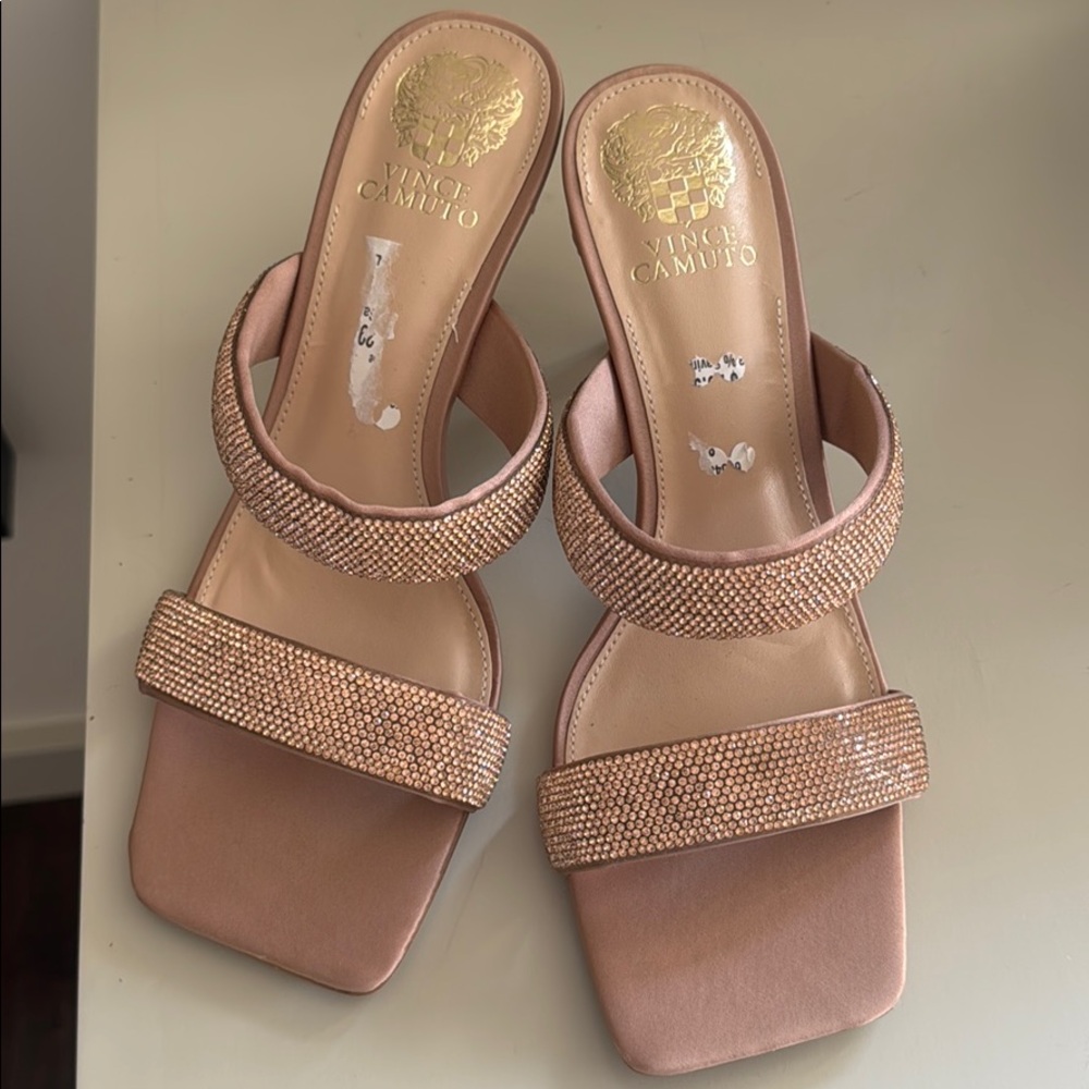 Champagne Gold Sparkly Heels